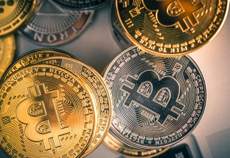 Silver Orange Bitcoins