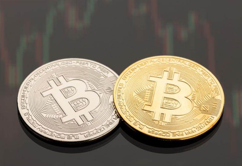 Golden Silver Bitcoins