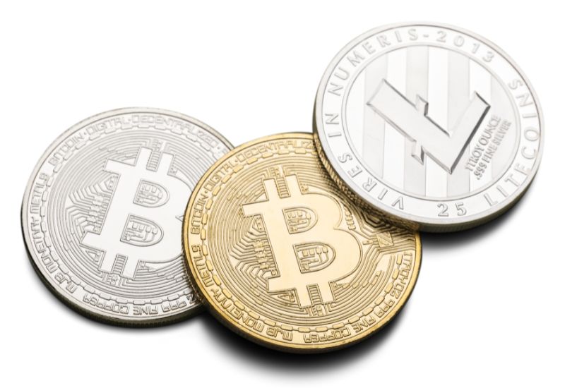 Golden Silver Bitcoins