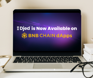 djed stablecoin available now on bnb dapp