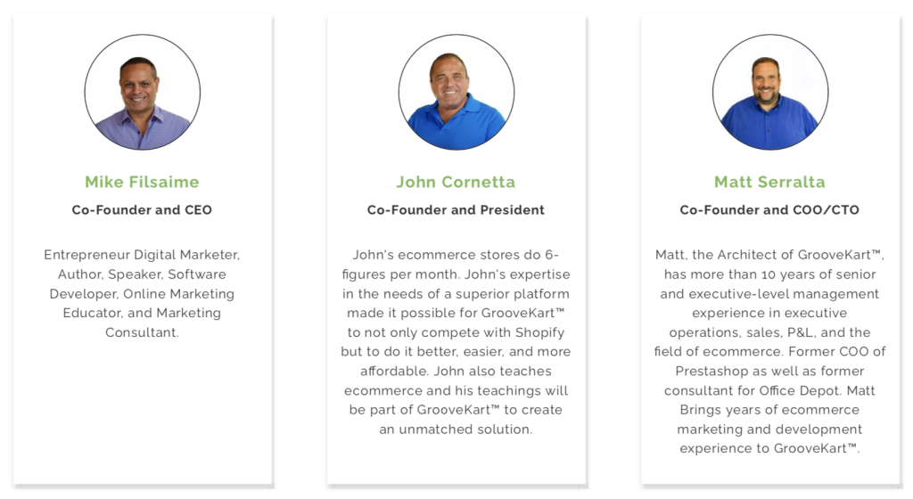 Image of the founders of the Groove.cm platform