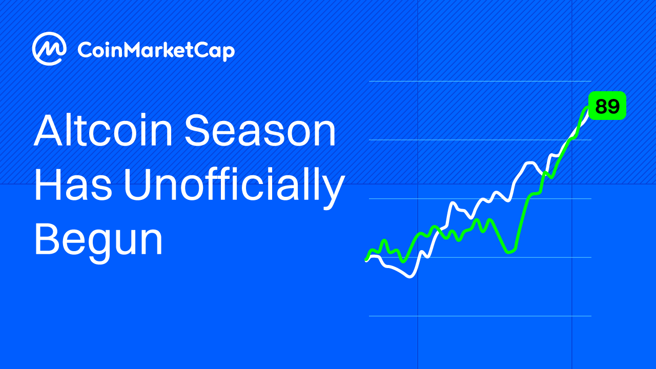 Altcoin Season Has Unofficially Begun