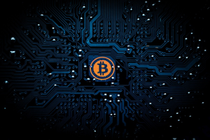An image of a Bitcoin logo