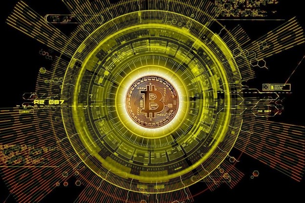 Image of a blockchain illustration