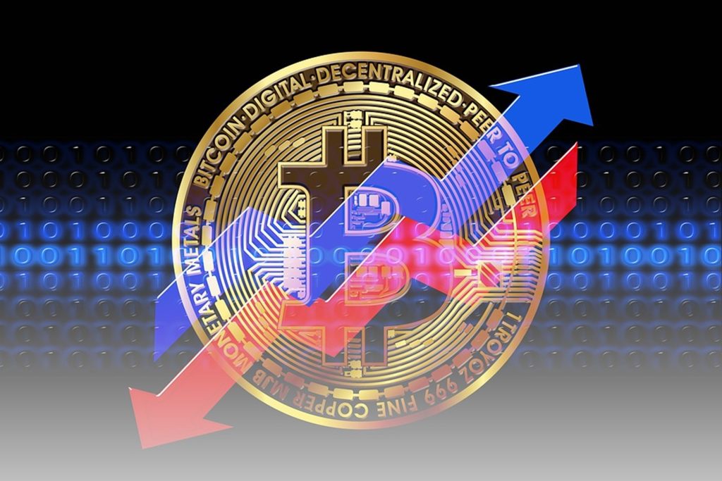 Image of golden bitcoin