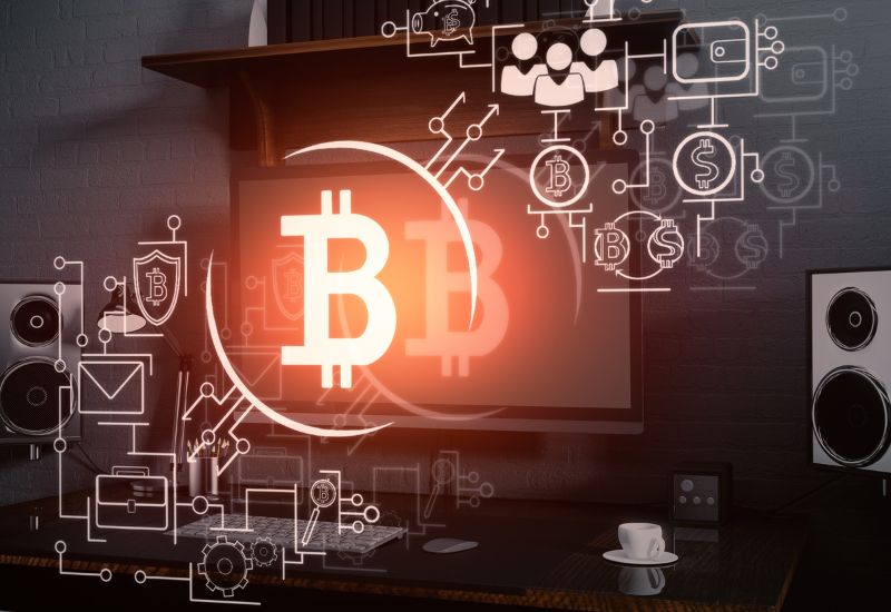 Bitcoin Symbols Graphic