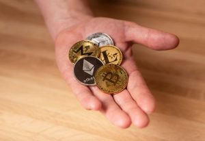 Crypto Coins on Hand