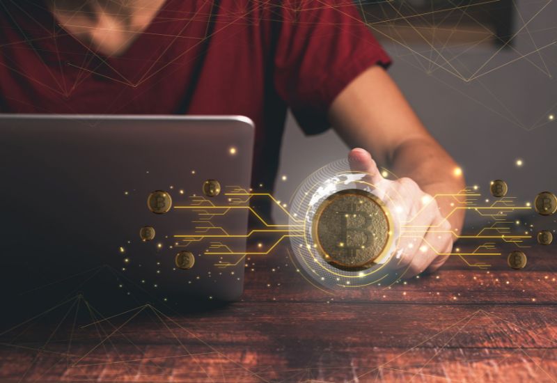 Crypto Trader Concept