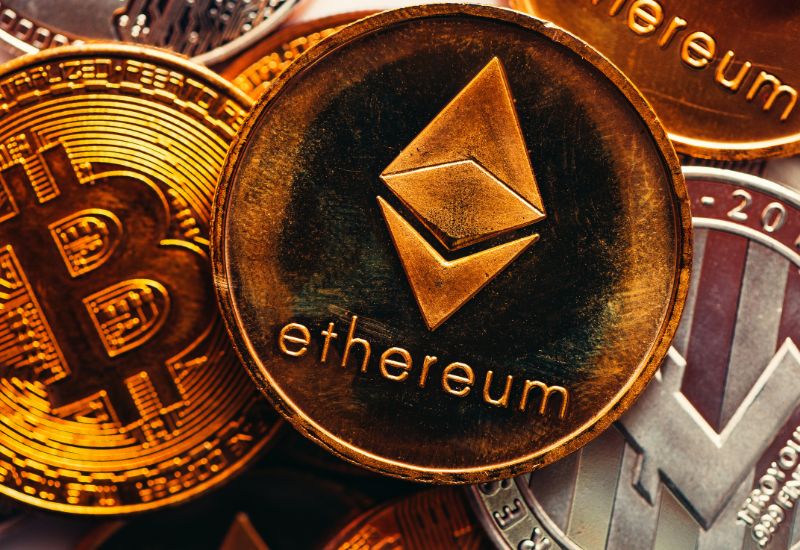 Orange Silver Crypto Coins